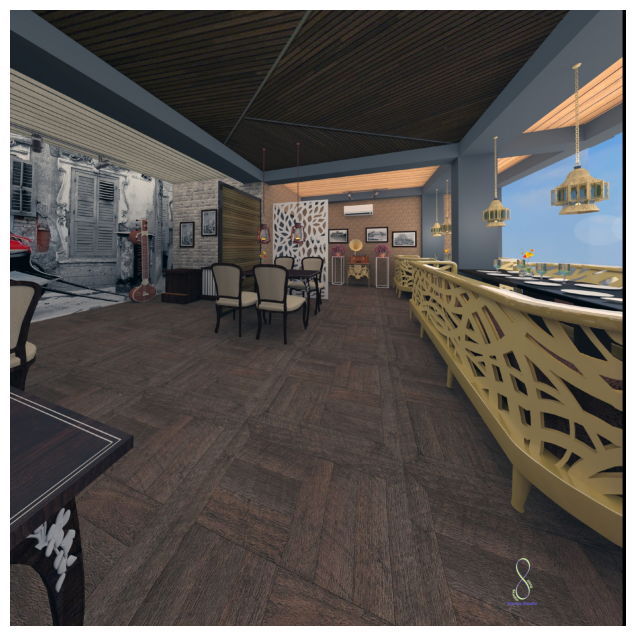 Restaurant Interior Render